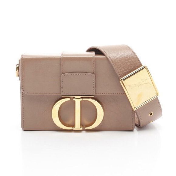 Dior MONTAIGNE Shoulder Bag Leather Pink - Picture 1 of 7